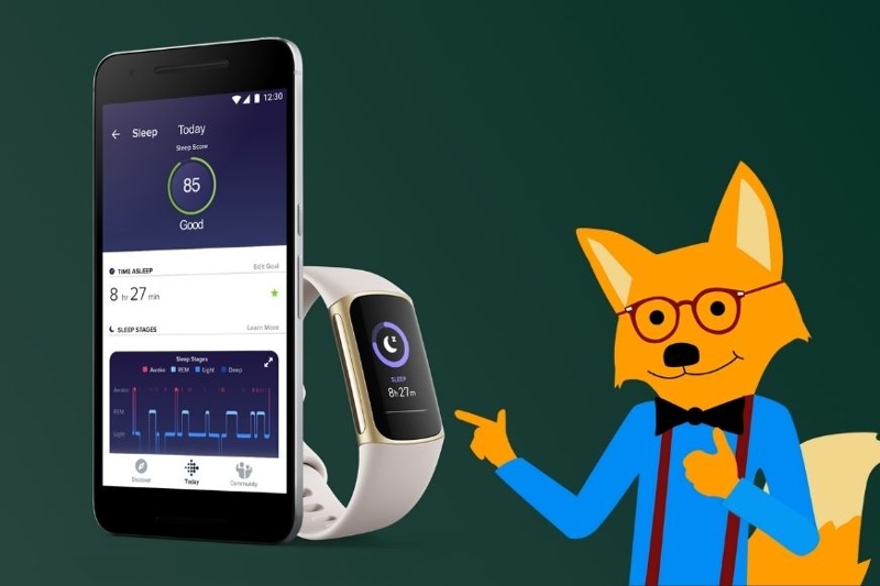 Вы можете видеть мониторинг сна в Fitbit Charge 5.